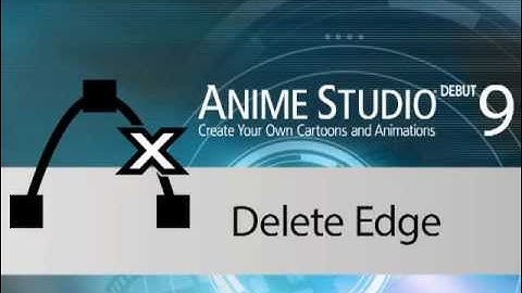 Anime Studio 9 Tutorial: Delete Edge Tool