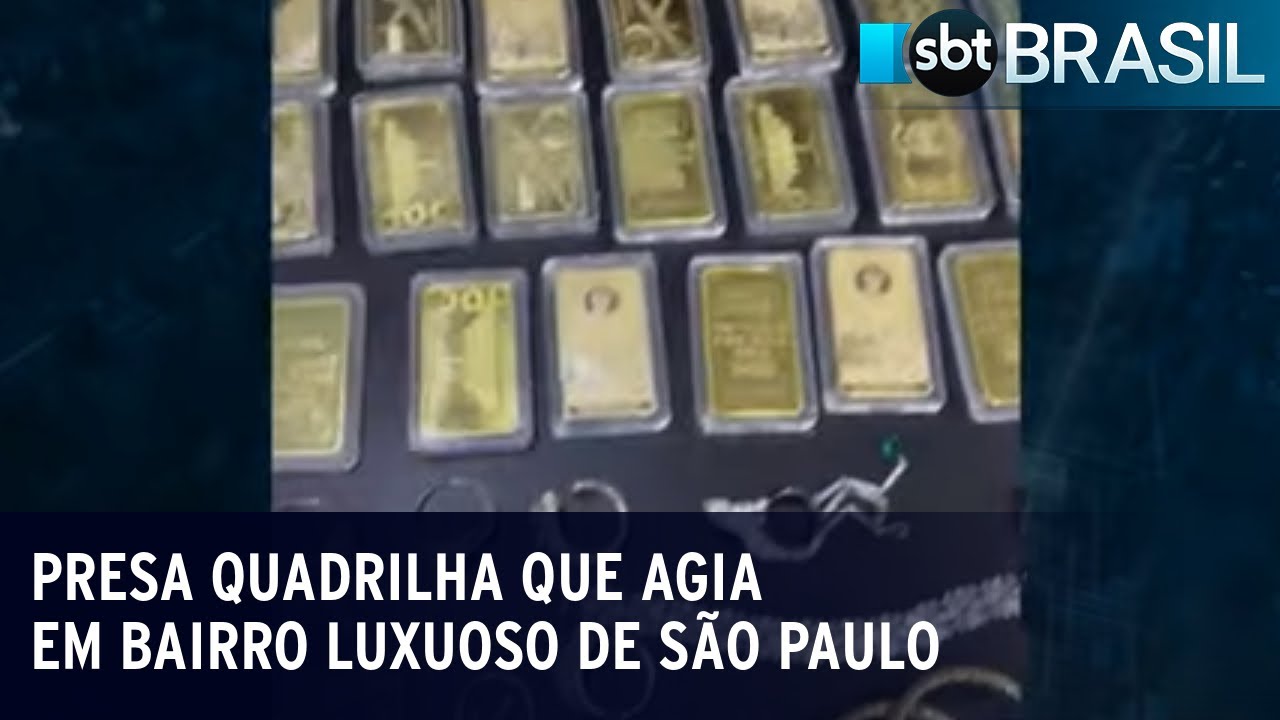 Presa quadrilha que agia em bairro luxuoso de São Paulo | SBT Brasil (05/06/23)