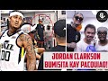 JORDAN CLARKSON Binisita si PACQUIAO sa TRAINING Pinag-KAGULUHAN ng mga PINOY sa WILD CARD GYM sa LA