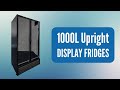 1000l display fridges  norsk upright display fridges