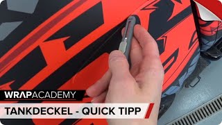 Tankdeckel folieren ohne Lackblitzer – Digitaldruck Geheimtipp🤫