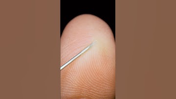 Satisfying ASMR syringe interaction with skin macro  #asmr #asmrsounds #macro