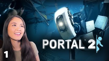 My first time playing PORTAL 2! | Blind Playthrough (Pt. 1)