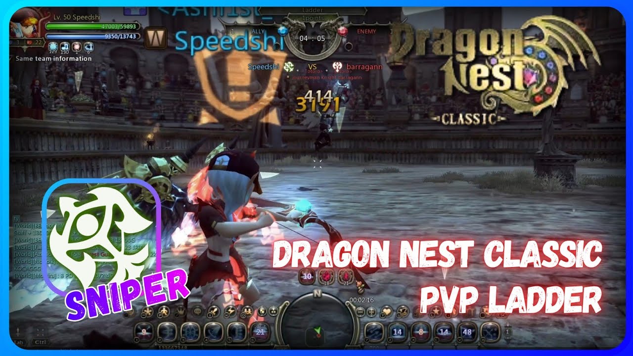 🏹 [ Sniper ] in Dragon Nest Classic PVP Ladder #C40 - YouTube