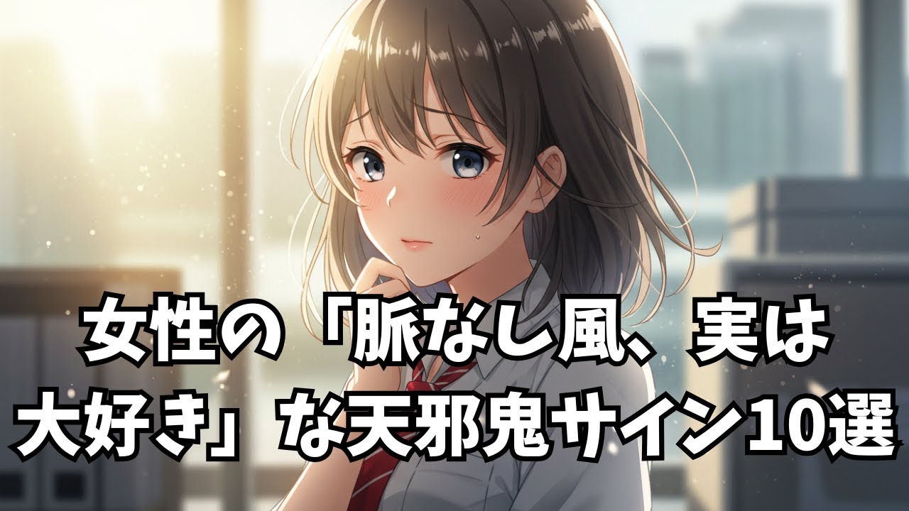 女性の「脈なし風、実は大好き」な天邪鬼サイン10選