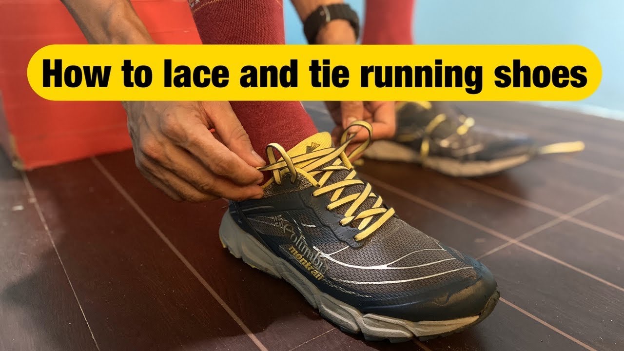 how to tie the runner's knot | shoe lace tie up trick for a runners ...