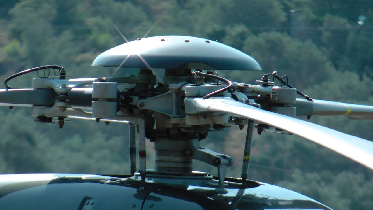 Helicopter in slow motion & landing (1080p) YouTube