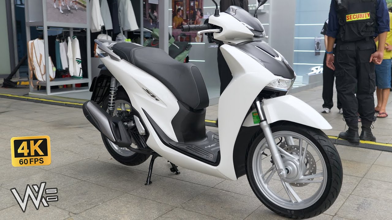 Honda SH 125 Full TFT ABS 2026 - Trắng Đen - Walkaround
