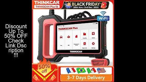 THINKCAR Thinkscan Plus S7/S6/S4 OBD2 Scanner Auto Diagnostic Tools Transmission /ABS/SRS Diagnosis