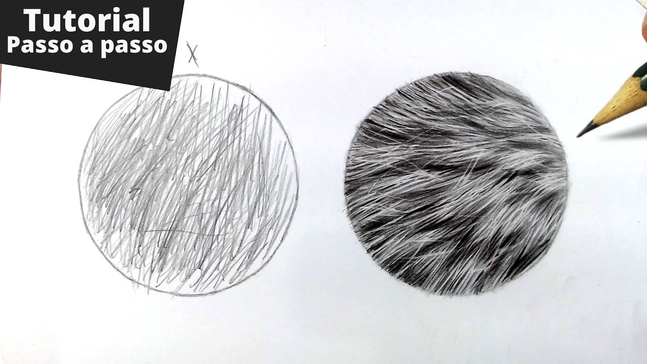 Como desenhar cabelo realista de 2 maneiras, de caneta e de lápis