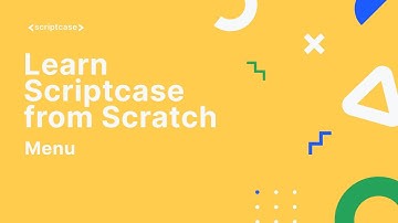 Scriptcase Applications - Menu