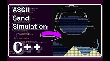 ASCII sand simulation | C++ | Fazen2d