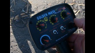 Golden Mask 4WCL under high voltage line and with a lot of iron trash