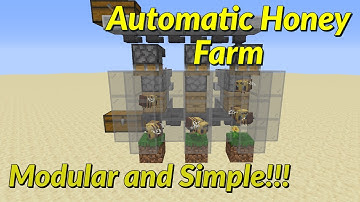 SIMPLE Automatic Honey Farm Tutorial! | Best Minecraft Java/Bedrock 1.17+ Farms!