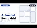 Animated Bento Grid for a Real Client | Pure HTML &amp; CSS