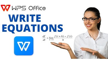 1.7 Writing Equations in WPS Office Suite