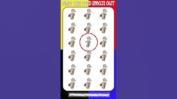 HOW GOOD ARE YOUR EYES | Find The Odd Emoji Out | Find The Difference Puzzles Quiz Game