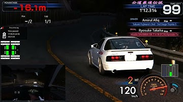 AE86 vs FC3S - Akagi Downhill