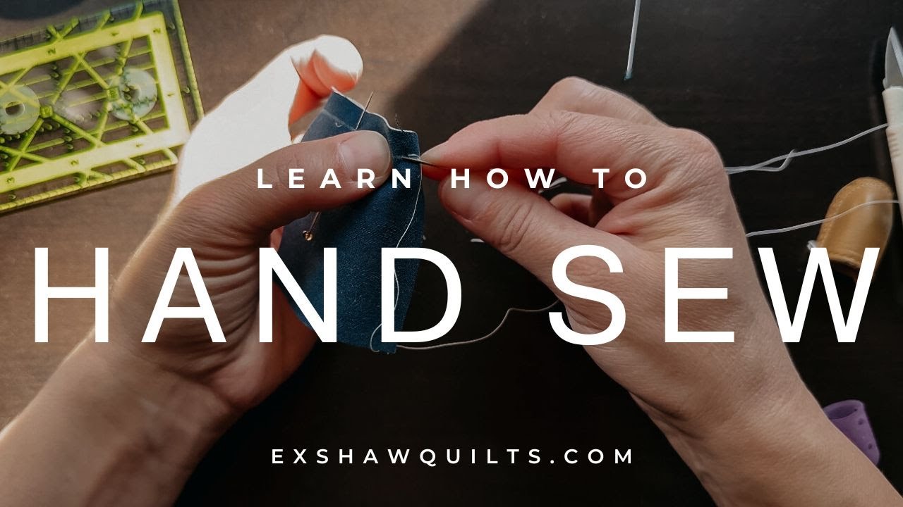 How to Hand Sew for Beginners | Step-by-Step Hand Piecing Quilt Tutorial