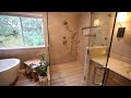 BIOPHILIC Bathroom Design--- Curbless Tile Shower and More!!!