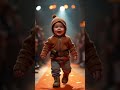 ✨🚀 Baby Jedi Struts the Runway! 👶🌟 | Adorable Baby Fashion Show Magic! 💫 #BabyStyle #StarWarsVib