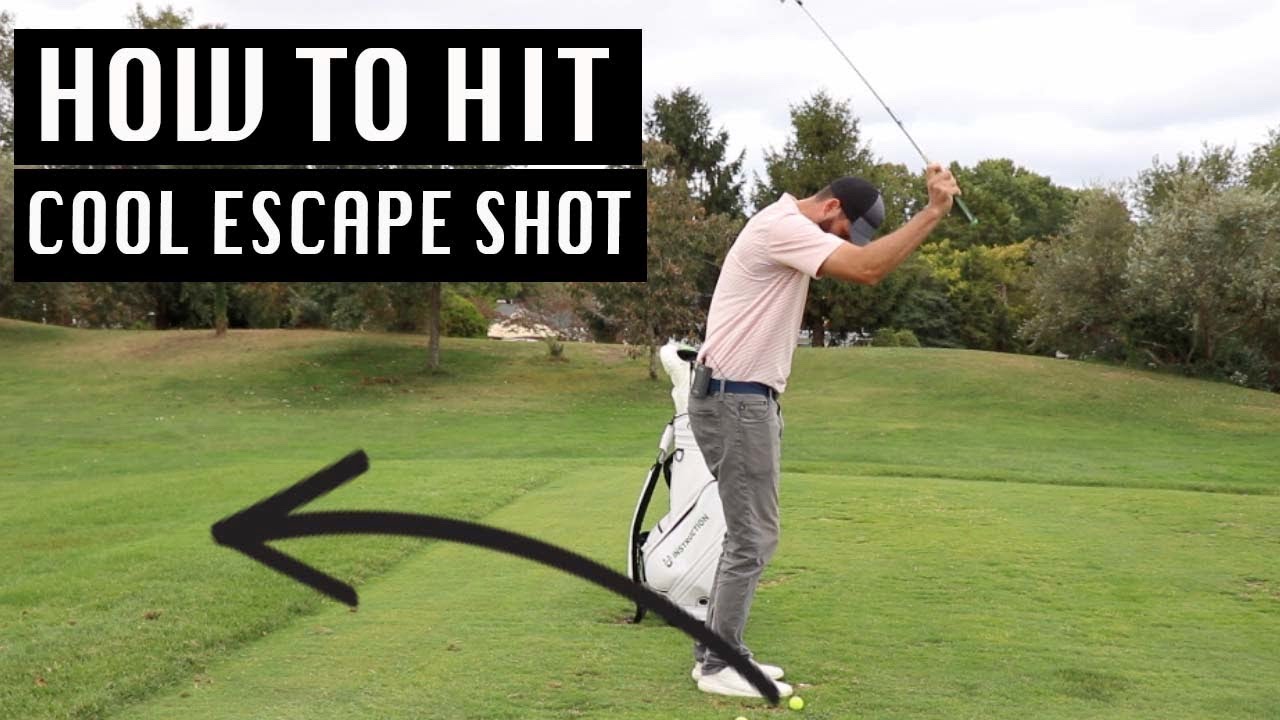 How to Hit Incredible One Arm Backwards Golf Shot Holein1trickshots