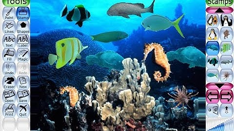 How to create an Underwater Scene in Tux Paint