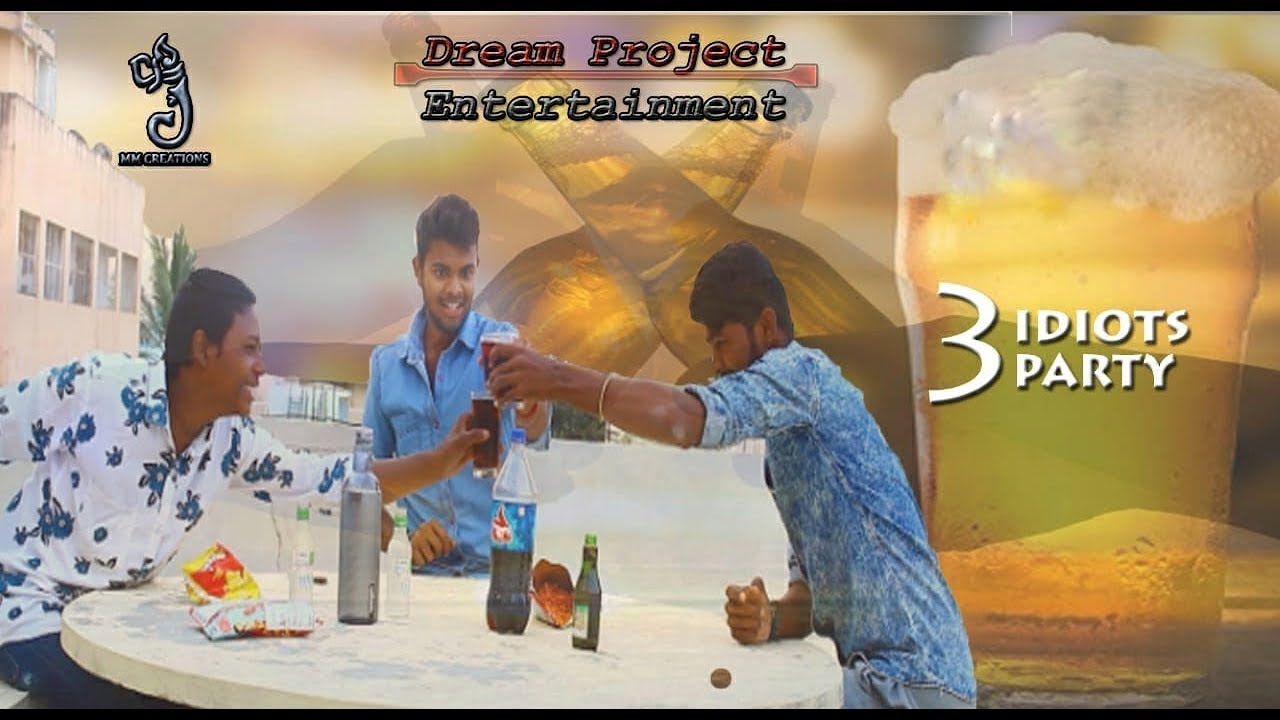 3-idiots-party-telugu-shortfilm-karthikmathaiah-youtube