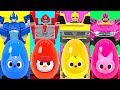 Dinosaur in an eggs turn into a gift?? Miniforce's giant surprise egg!! - DuDuPopTOY