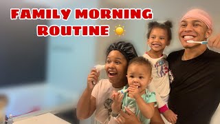 OUR FULL FAMILY MORNING ROUTINE..