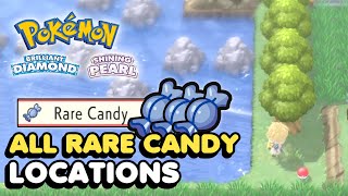 All Rare Candy Locations In Pokemon Brilliant Diamond & Pokemon Shining Pearl (Level Up Items)