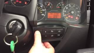 Front Passenger Airbag De-activiation / activation on a Fiat Qubo / Punto