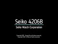 [1080p60] Seiko 4206B dismantling and assembling