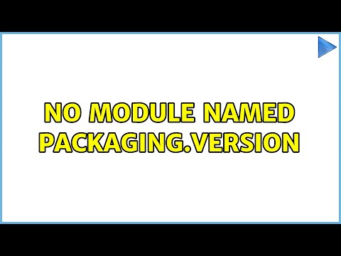 Ubuntu: No module named packaging.version