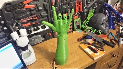 3D Printed Inmoov Robot Arm