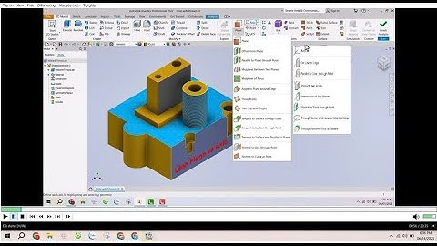 Bài 17 - Lệnh tạo mặt phẳng Plane và trục Axis trong INVENTOR - Hướng dẫn tự học INVENTOR 2022
