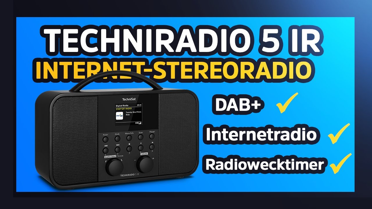 TECHNIRADIO 5 IR | DAB+/UKW/Internet-Stereoradio mit Farbdisplay | TechniSat  - YouTube