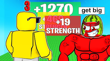 Roblox But Every Second You Get +1 Strength...