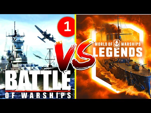 World Of Warships Legends Mobile VS World Of Warships Blitz 