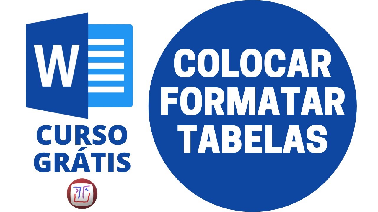 Como colocar e formatar tabelas no Word - Curso gratuito de Word para ...