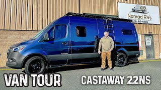 AFFORDABLE New Class B Camper Van 2024 Nomad RVs Castaway 22NS Mercedes Sprinter Luxury by New Jersey Outdoor Adventures 13,299 views 3 months ago 10 minutes, 37 seconds