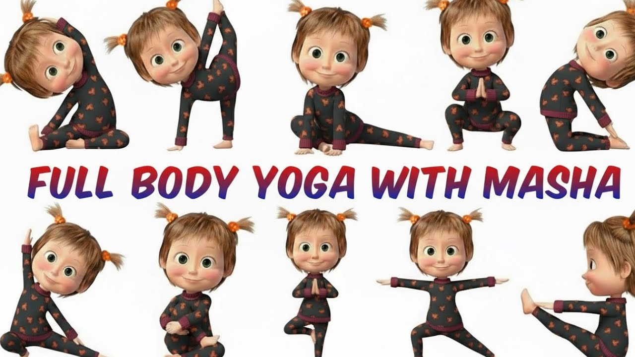 Full Body Yoga With Masha | Yoga for Kids | Yoga for Flexibility | Leshi Yoga