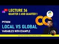 local vs global variable in python