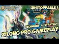 ZILONG PRO GAMEPLAY - TECHNIQUE &amp; STRATEGY  ASSASSIN NO COUNTER! ~ HONOR OF KINGS | BY ITEL P55 5G