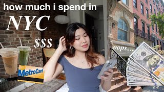 What I Spend In a Week Living Alone in NYC