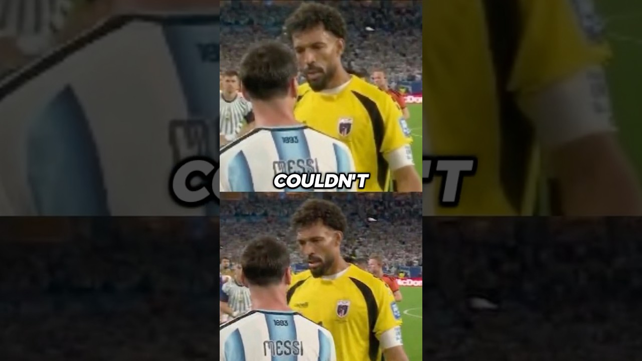 What Messi said to Vozinha after trying that cheat free kick! 😳☠️