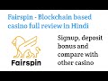Fairspin - Blockchain based casino platform full review in ...