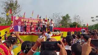 Fm Bru Performance In Gadering Tipra Motha At Damcherra