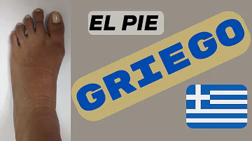 ¿Cuál es el origen del pie griego?