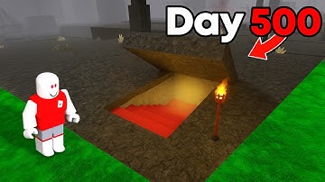 I Built A SECRET VOLCANO BASE in 99 Nights in The Forest!